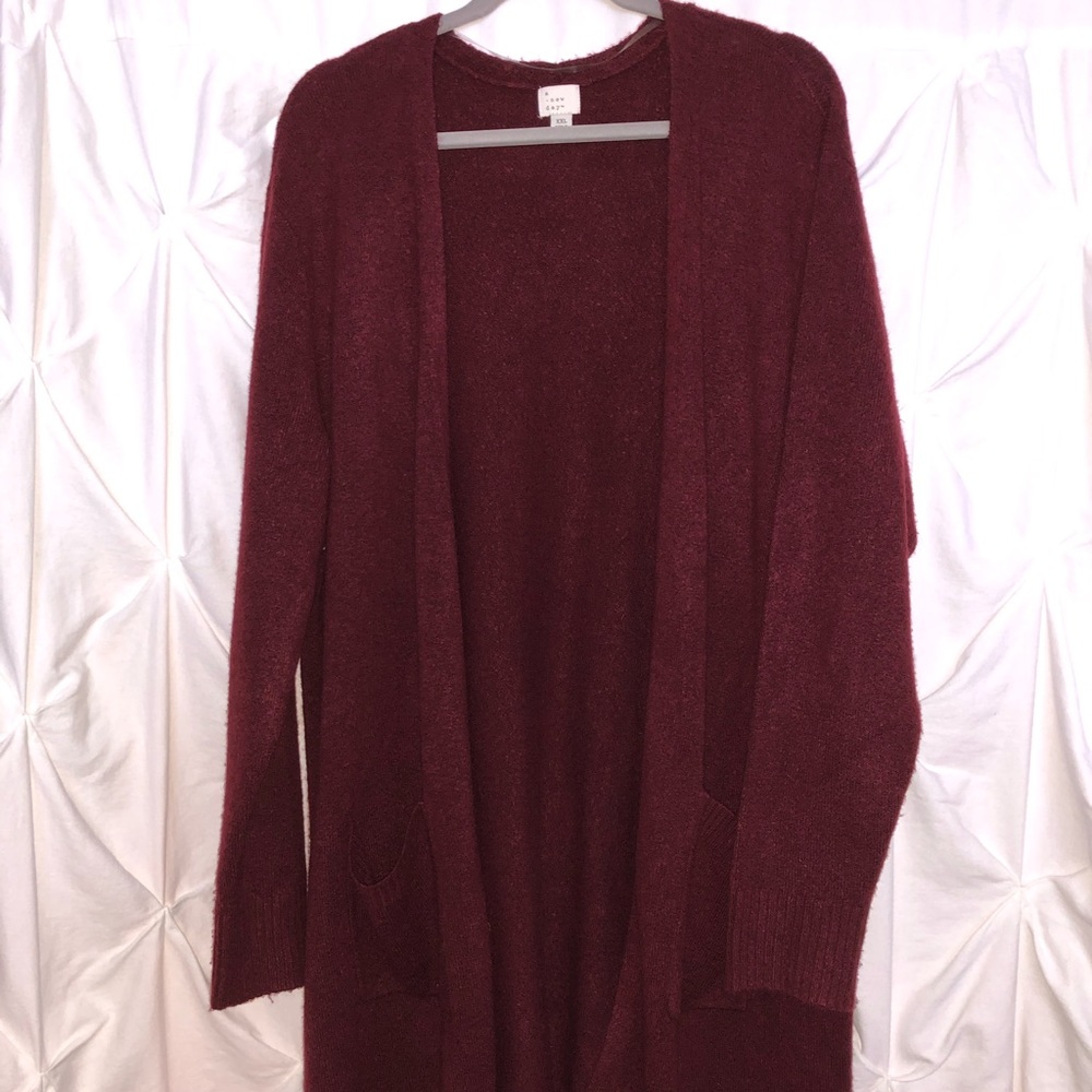 A New Day Long Sleeve Open Sweater Cardigan